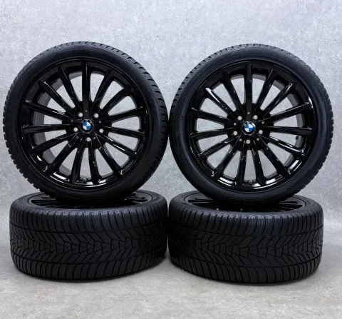 Background image for Original 19 Zoll Styling Vielspeiche 633 Winterräder + RDKS 6863419 Schwarz 2x8-9mm