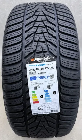 Original Mercedes W206 C Klasse 18 Zoll 5-Doppelspeichen-Rad Winter + RDKS A2064011700 Schwarz Glanzgedreht Neu - Bild 8
