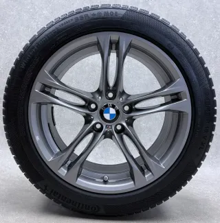 Original BMW 5er F10 F11 18 Zoll Styling M613 Winterräder + RDKS 7848572 FERRIC GREY 7-8mm - Bild 2