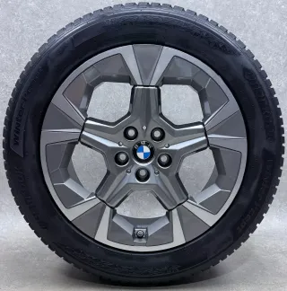 Original BMW X1 iX1 U11 18 Zoll Styling 866 Winterräder + RDKS 6898040 Lightning Grey - Bild 4