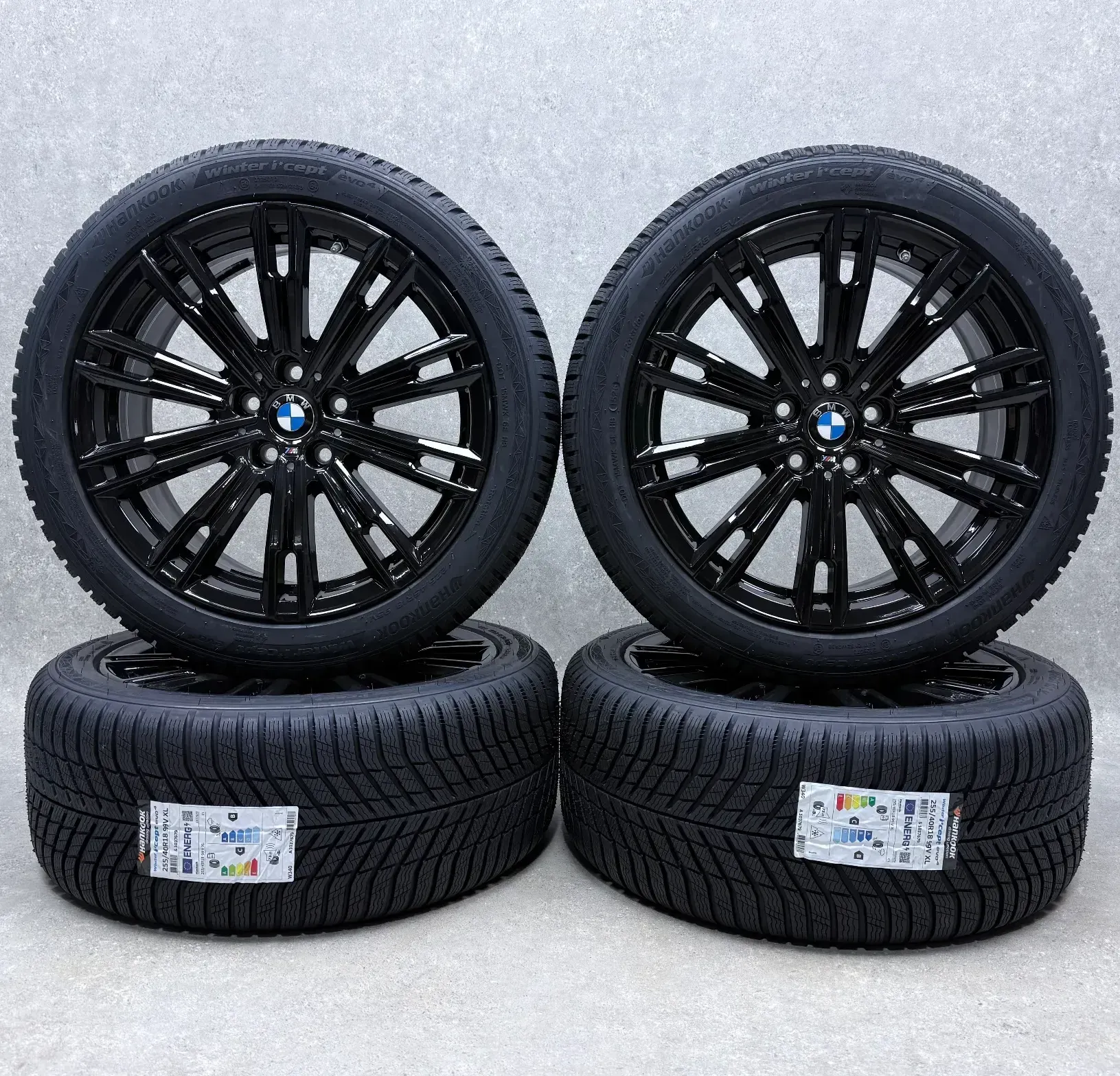 Original 18 Zoll M790 Winterräder + RDKS 8089890 Obritgrey/ Glanzgedreht NEU - Bild 1
