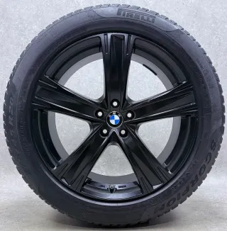 Original BMW X5 G05 BMW X6 G06 20 Zoll ADV14 Winterräder + RDKS 6883765 Schwarz seidenmatt 2x5,5mm & 2x4,5mm - Bild 3