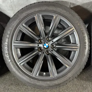 BMW 5er G30 G31 245/45 R18 Winterreifen Styling V-Speiche 684 Winterräder - Bild 4