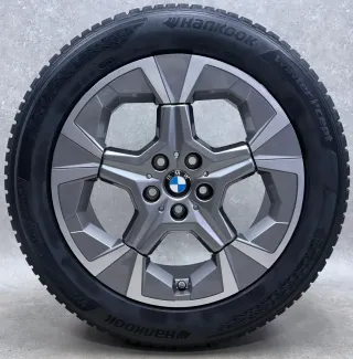 Original BMW X1 iX1 U11 18 Zoll Styling 866 Winterräder + RDKS 6898040 Lightning Grey - Bild 3