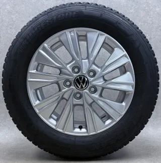 Original VW T7 17 Zoll Dundrod Winterräder 7T0601025A Silber 2x8-9mm & 2x6-7mm - Bild 3