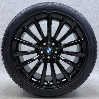 Original 19 Zoll Styling Vielspeiche 633 Winterräder + RDKS 6863419 Schwarz 2x8-9mm - Bild 2