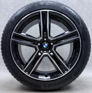 BMW 5er G60 Limousine BMW 5er G61 Touring BMW I5 Limousine 19 Zoll KG Winterräder KBA55167 Schwarz Glanzgedreht Neuwertig - Bild 6