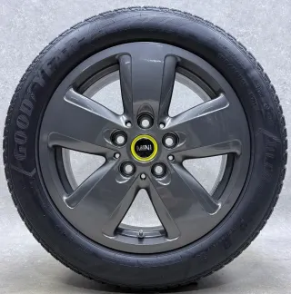 Original Mini F55 One Cooper Cooper S SE Mini F56 One Cooper Cooper S SE Mini F57 One Cooper Cooper S SE 16 Zoll Revolte Spoke Winterräder + RDKS 6887935 spectre grey dark metallic - Bild 2