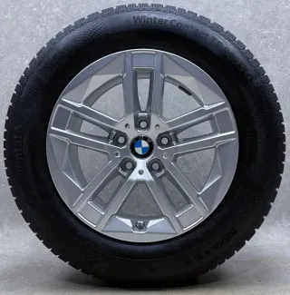 Original BMW 2er U06 16 Zoll Styling 186 Winterräder + RDKS 6888838 Silber 2x7,5-8mm + 2x6,5-7mm - Bild 3