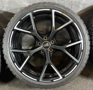Original Audi RS3 8Y 19 Zoll 5 Y Speiche Winterräder 8Y601025BP AX1 Schwarz - Bild 3