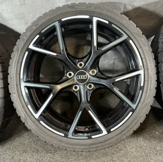 Original Audi RS3 8Y 19 Zoll 5 Y Speiche Winterräder 8Y601025BP AX1 Schwarz - Bild 5