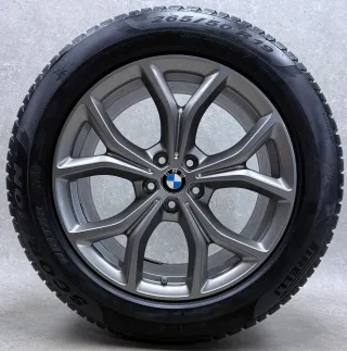 Original BMW X5 G05 BMW X6 G06 19 Zoll Styling 735 Winterräder + RDKS 6883752 Ferric Grey NEU - Bild 2