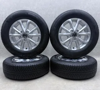 Original VW T7 16 Zoll Syrakus Winterräder 7T0601025 Silber 2x6-7mm & 2x5-6mm - Bild 1