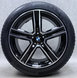 BMW 5er G60 Limousine BMW 5er G61 Touring BMW I5 Limousine 19 Zoll KG Winterräder KBA55167 Schwarz Glanzgedreht Neuwertig - Bild 3