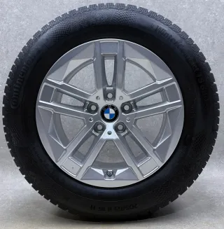 Original BMW 2er U06 16 Zoll Styling 186 Winterräder + RDKS 6888838 Silber 2x7,5-8mm + 2x6,5-7mm - Bild 4