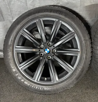 BMW 5er G30 G31 245/45 R18 Winterreifen Styling V-Speiche 684 Winterräder - Bild 5