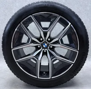Original BMW 5er G60 Limousine BMW 5er G61 Touring BMW I5 Limousine Touring 19 Zoll Styling M936 Winterräder + RDKS 5A324E2 Midnight Grey 2x7-8mm - Bild 3