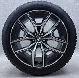 Original BMW 5er G60 Limousine BMW 5er G61 Touring BMW I5 Limousine Touring 19 Zoll Styling M936 Winterräder + RDKS 5A324E2 Midnight Grey 2x7-8mm - Bild 5