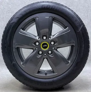 Original Mini F55 One Cooper Cooper S SE Mini F56 One Cooper Cooper S SE Mini F57 One Cooper Cooper S SE 16 Zoll Revolte Spoke Winterräder + RDKS 6887935 spectre grey dark metallic - Bild 5