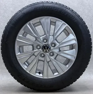 Original VW T7 17 Zoll Dundrod Winterräder 7T0601025A Silber 2x8-9mm & 2x6-7mm - Bild 5