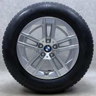 Original BMW 2er U06 16 Zoll Styling 186 Winterräder + RDKS 6888838 Silber 2x7,5-8mm + 2x6,5-7mm - Bild 2
