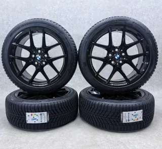 Original BMW 1er F70 BMW 2er Gran Coupé F74 18 Zoll Styling M554 Winterräder + RDKS 8092354 Schwarz glanz - Bild 1