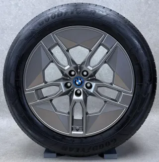 Original BMW iX i20 20 Zoll Zoll Styling 1002 Aerodynamik Winterräder + RDKS 5A02653 Ferric Grey - Bild 2