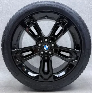 Original BMW X1 iX1 U11 BMW X2 iX2 U10 19 Zoll Doppelspeiche M871 Winterräder + RDKS 5A1E230 BLA Schwarz 2x7-8mm & 2x7mm - Bild 4