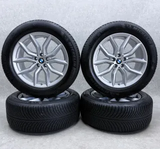 Original BMW X5 G05 BMW X6 G06 18 Zoll Styling 618 Winterräder + RDKS 6880684 Silber 2x6mm + 2x5-6mm - Bild 1