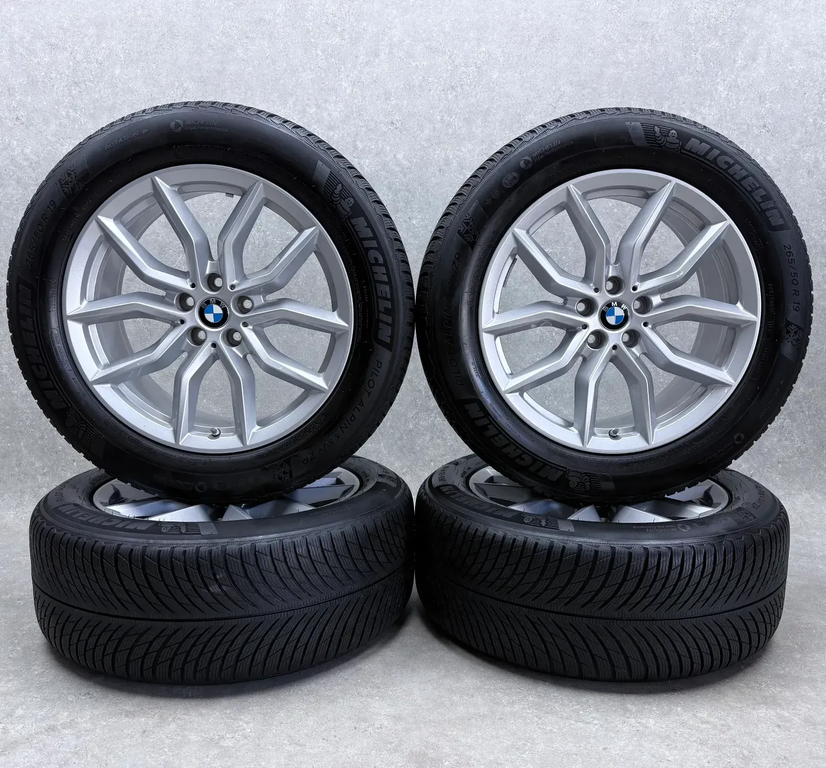 Original BMW X5 G05 BMW X6 G06 18 Zoll Styling 618 Winterräder + RDKS 6880684 Silber 2x6mm + 2x5-6mm - Bild 1