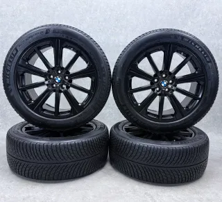 Original BMW X5 G05 BMW X6 G06 20 Zoll Styling M748 Winterräder + RDKS 6883765 Schwarz seidenmatt Neuwertig - Bild 1