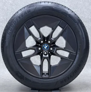Original BMW iX i20 20 Zoll Zoll Styling 1002 Aerodynamik Winterräder + RDKS 5A02653 Frozen midnight grey - Bild 3