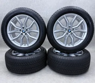 Original BMW X5 G05 BMW X6 G06 18 Zoll Styling 618 Winterräder + RDKS 6880684 Silber 2x6mm + 2x5-6mm - Bild 1