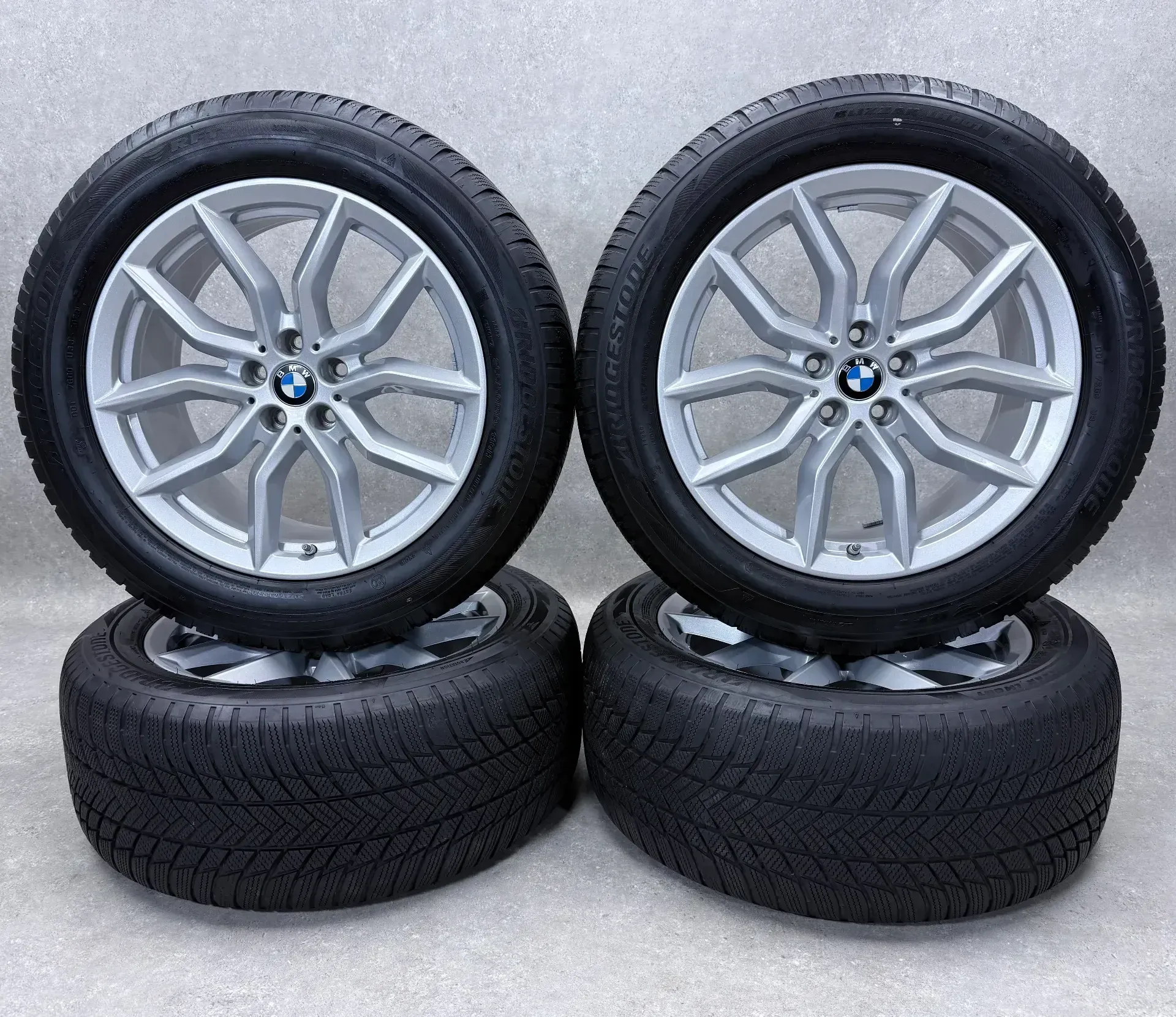 Original BMW X5 G05 BMW X6 G06 18 Zoll Styling 618 Winterräder + RDKS 6880684 Silber 2x6mm + 2x5-6mm - Bild 1