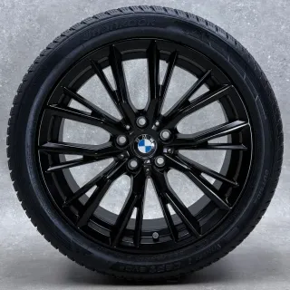 Original 18 Zoll 796 M Winterräder + RDKS 6885305 Schwarz Winterreifen NEU - Bild 5