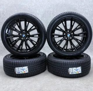 Original 18 Zoll 796 M Winterräder + RDKS 6885305 Schwarz Winterreifen NEU - Bild 1