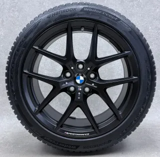 Original BMW 1er F70 BMW 2er Gran Coupé F74 18 Zoll Styling M554 Winterräder + RDKS 8092354 Schwarz seidenmatt - Bild 5
