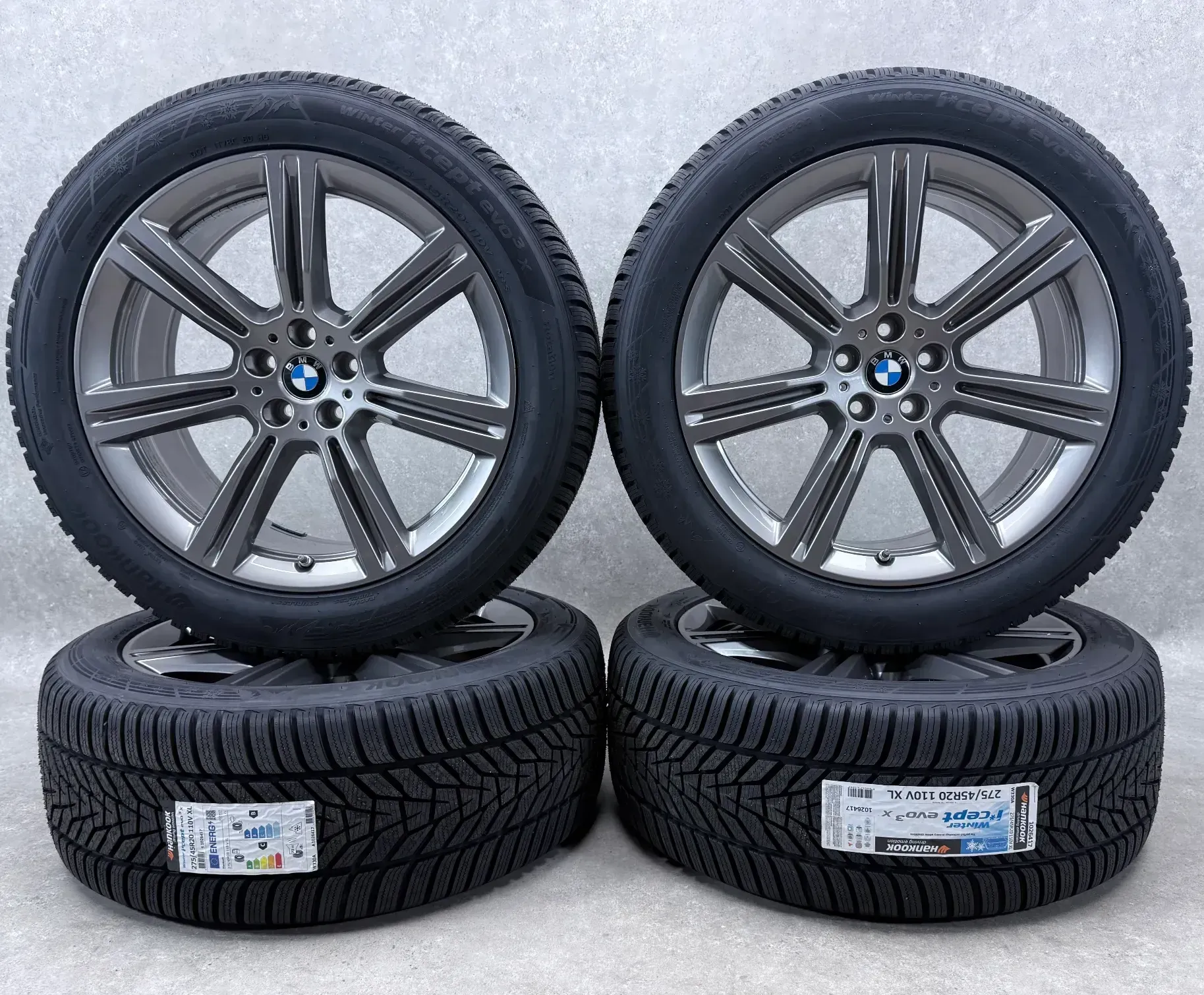 Original BMW X5 G05 BMW X6 G06 20 Zoll Styling 736 Winterräder + RDKS 6883753 Ferricgrey - Bild 1