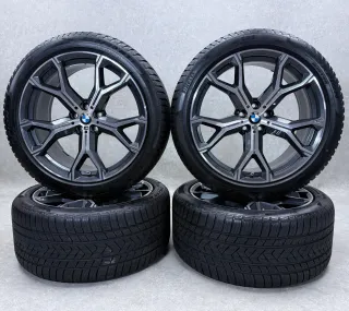Original BMW X5 G05 BMW X6 G06 21 Zoll Styling M741 Winterräder + RDKS 8071998 6,5-7mm - Bild 1