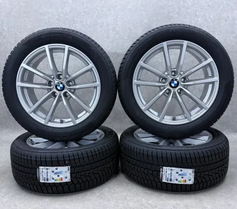 Background image for Original BMW 3er Limousine G20 BMW 3er Touring G21 BMW 4er Coupé G22 17 Zoll Styling 778 Winterräder + RDKS 6883520 reflexsilber 2x7,5-8mm + 2x6-7mm