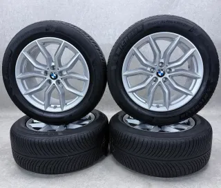 Original BMW X5 G05 BMW X6 G06 19 Zoll Styling 734 Winterräder + RDKS 6880685 Silber 5-6mm - Bild 1