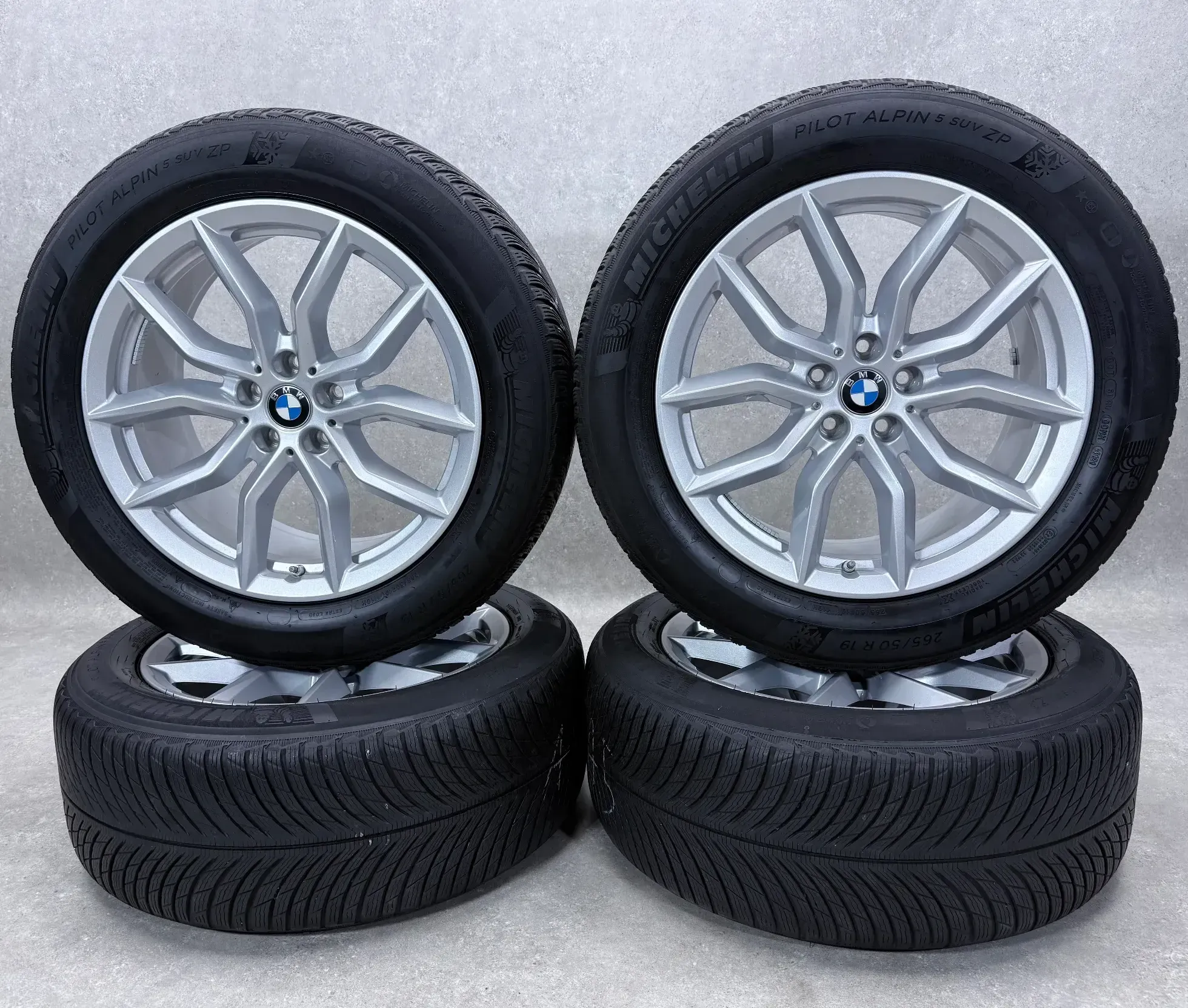 Original BMW X5 G05 BMW X6 G06 19 Zoll Styling 734 Winterräder + RDKS 6880685 Silber 5-6mm - Bild 1