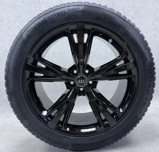 Original Audi Q8 4M 21 Zoll 5 Segmentspeichen Winterräder + RDKS 4M8601025H Schwarz - Bild 3
