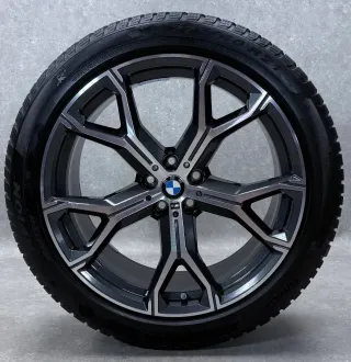 Original BMW X5 G05 BMW X6 G06 21 Zoll Styling M741 Winterräder + RDKS 8071998 6,5-7mm - Bild 4