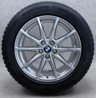 Original BMW i4 G26 BMW 4er G26 17 Zoll Styling 851 Winterräder + RDKS 6896762 Reflexsilber - Bild 5