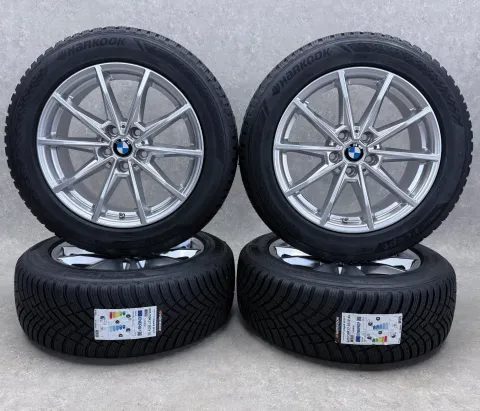 Background image for Original BMW i4 G26 BMW 4er G26 17 Zoll Styling 851 Winterräder + RDKS 6896762 Reflexsilber