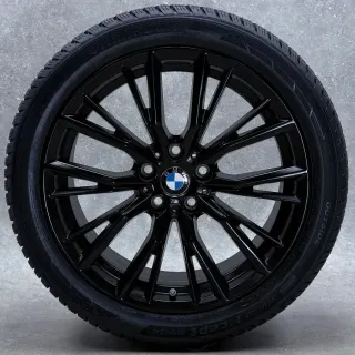Original 18 Zoll 796 M Winterräder + RDKS 6885305 Schwarz Winterreifen NEU - Bild 4