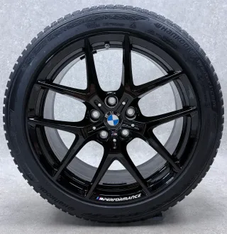 Original BMW 1er F70 BMW 2er Gran Coupé F74 18 Zoll Styling M554 Winterräder + RDKS 8092354 Schwarz glanz - Bild 3