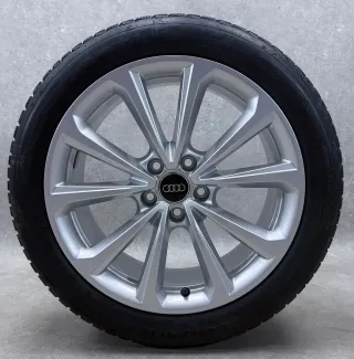 Original Audi A5 FU B10 18 Zoll Winterräder 8B3601025D Silber NEU - Bild 2