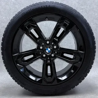 Original BMW X1 iX1 U11 BMW X2 iX2 U10 19 Zoll Doppelspeiche M871 Winterräder + RDKS 5A1E230 BLA Schwarz 2x7-8mm + 2x7mm - Bild 3